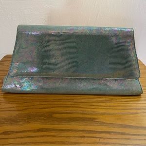 Vintage 90s Mermaid Clutch Purse
